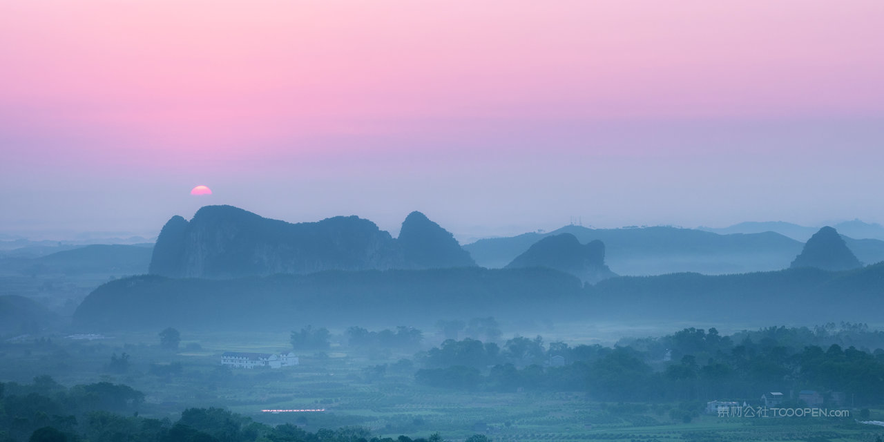 高清桂林山水风景画图片