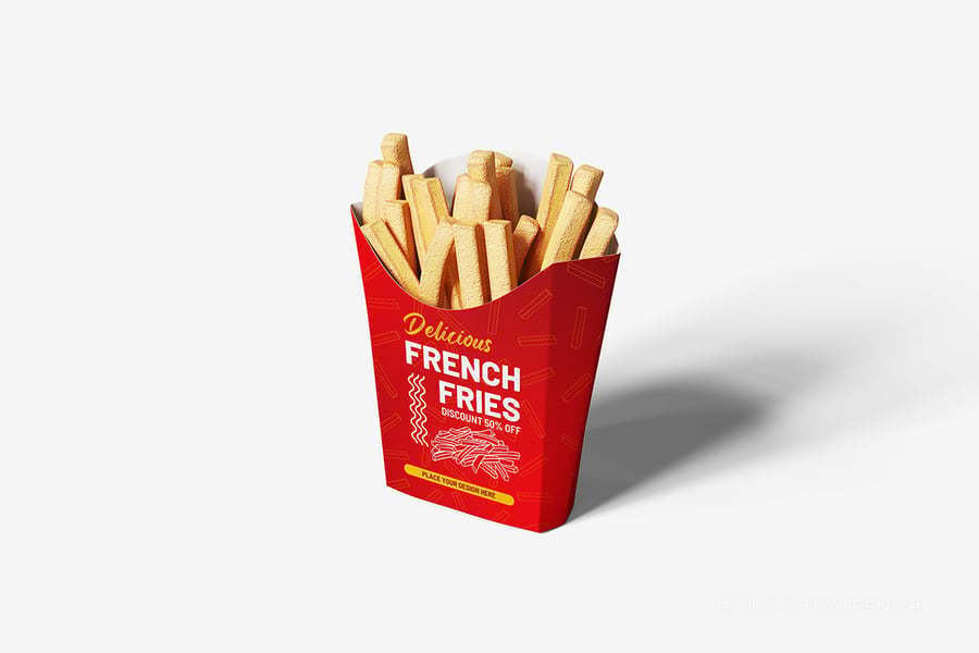 炸薯条模型样机