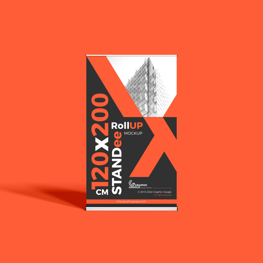 折叠站立展架样机