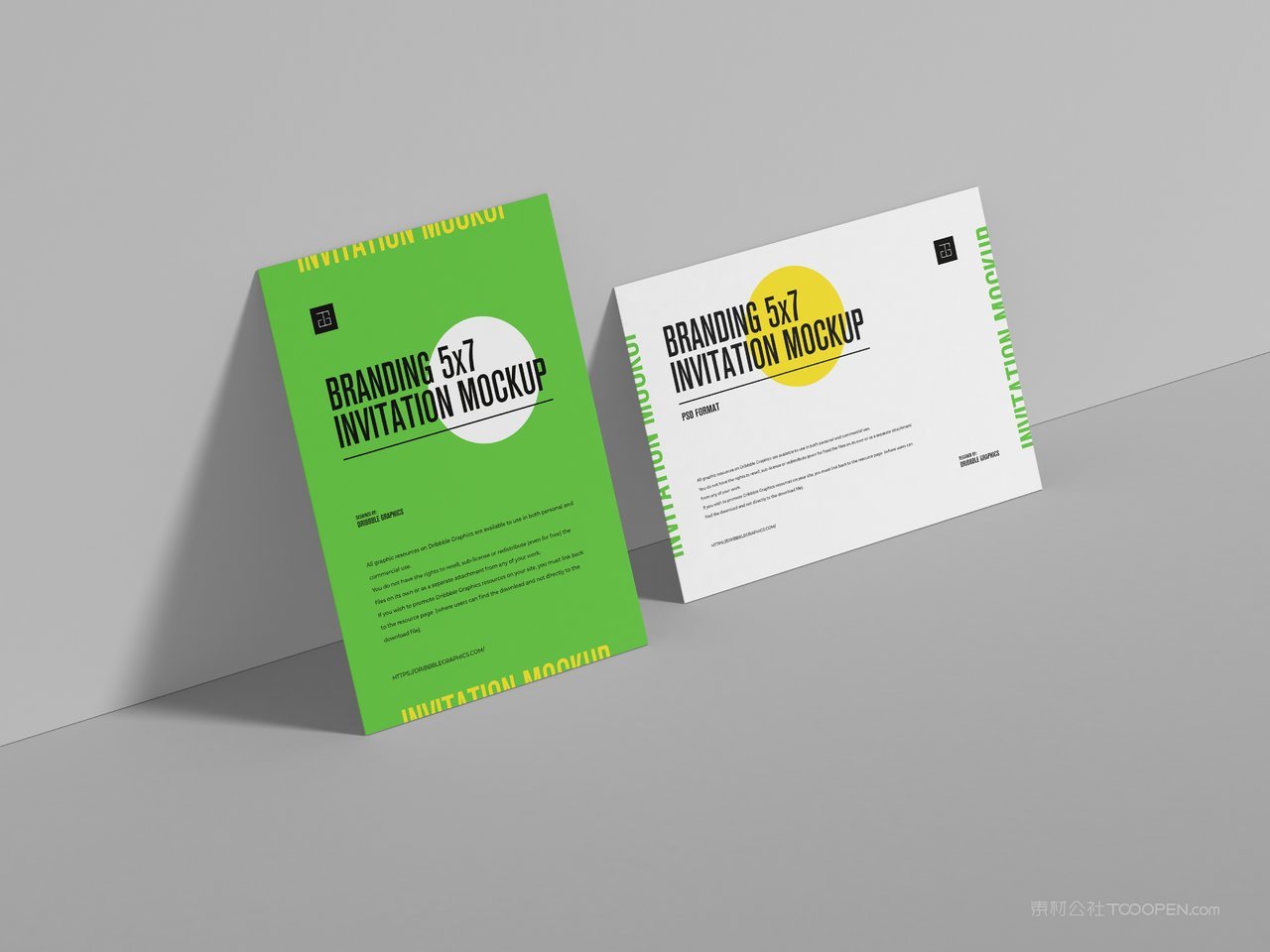 邀请函场景样机