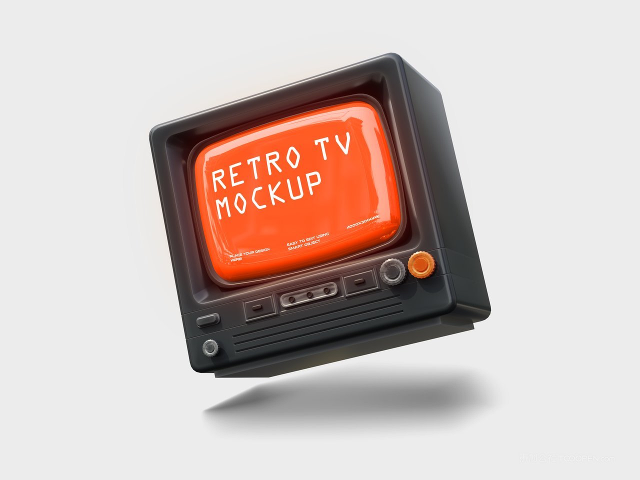 复古电视屏幕样机
