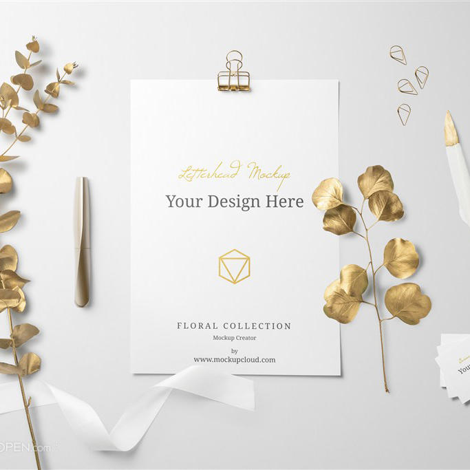 简约品牌样机设计素材模板