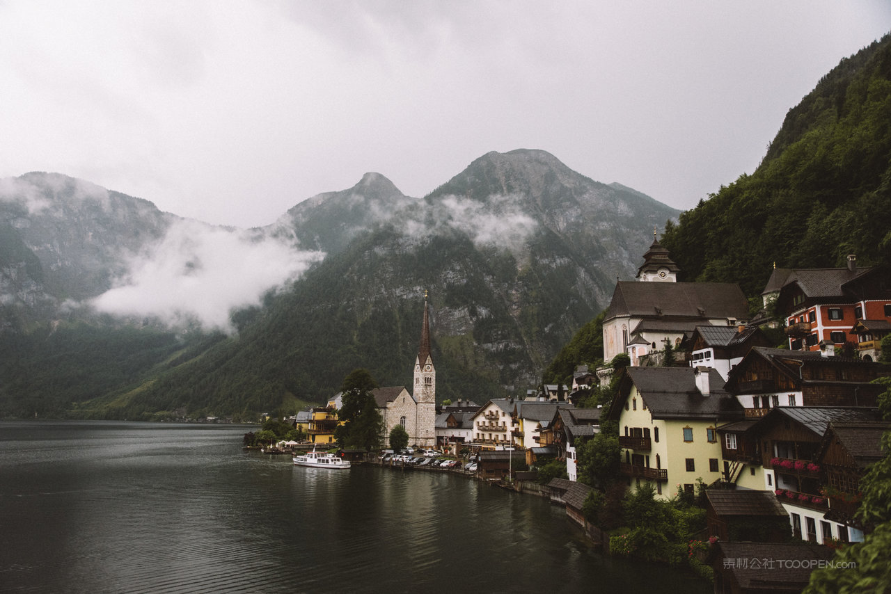 高清阿尔卑斯山摄影图片