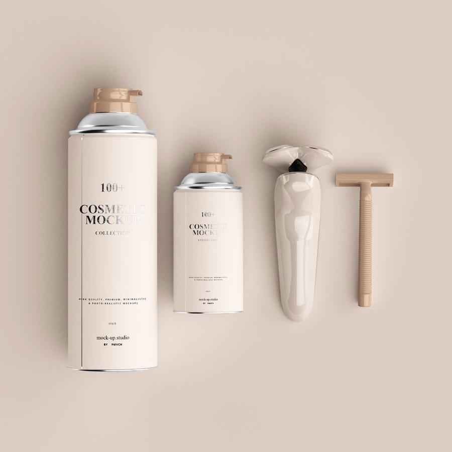 美妆护肤品脱毛系列智能ps样机[t2154] (1)