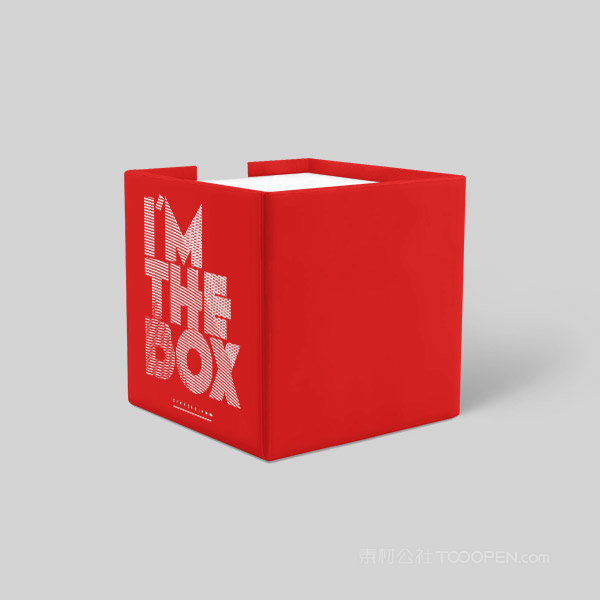 方形餐巾纸盒样机