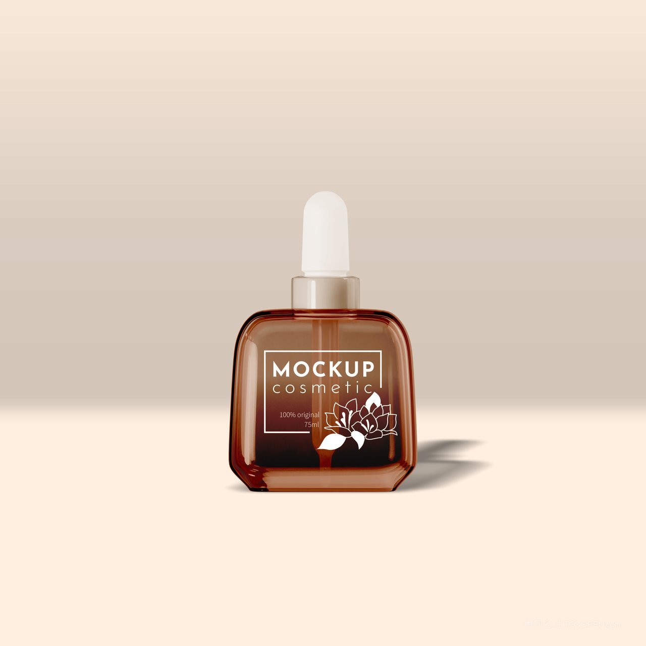 方形移液管玻璃瓶样机