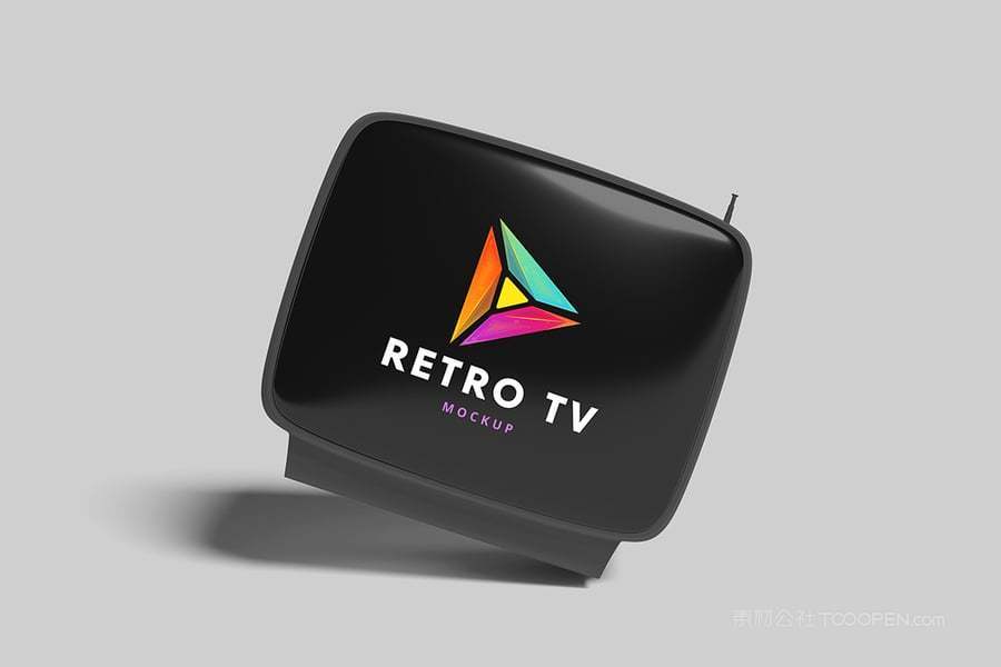 复古电视屏幕样机