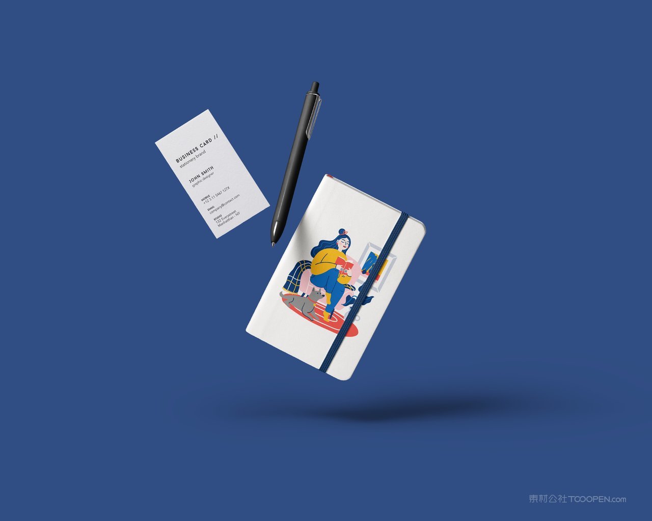 名片笔记本品牌vi展示贴图一键样机 (149)