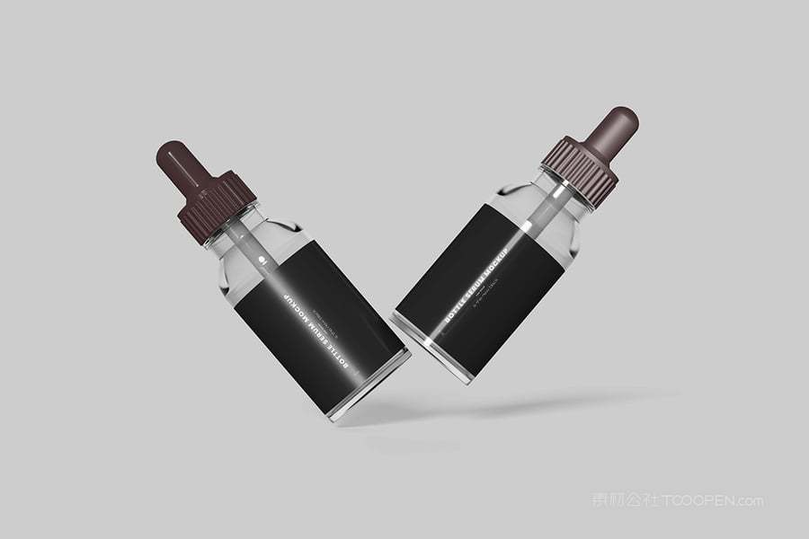 精华液滴管瓶样机