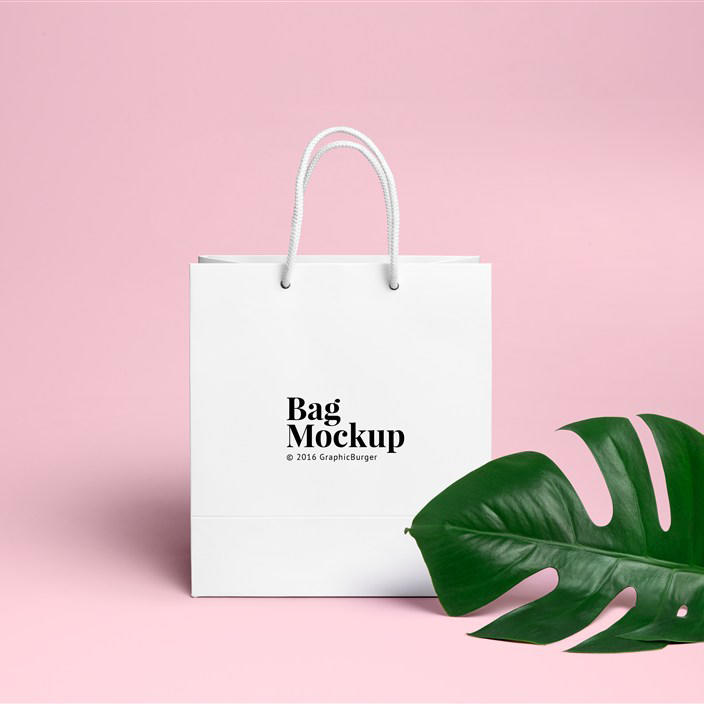 购物袋样机智能模板