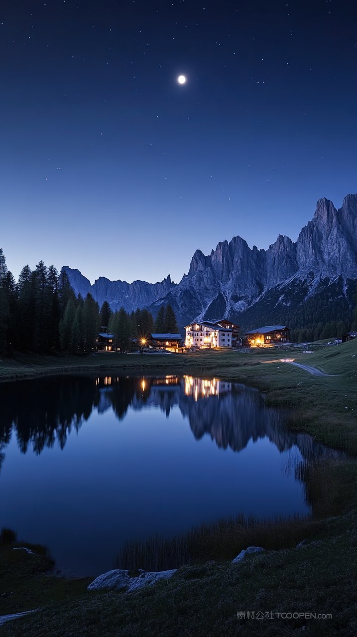 唯美景色景观山峰风景天空群山意境