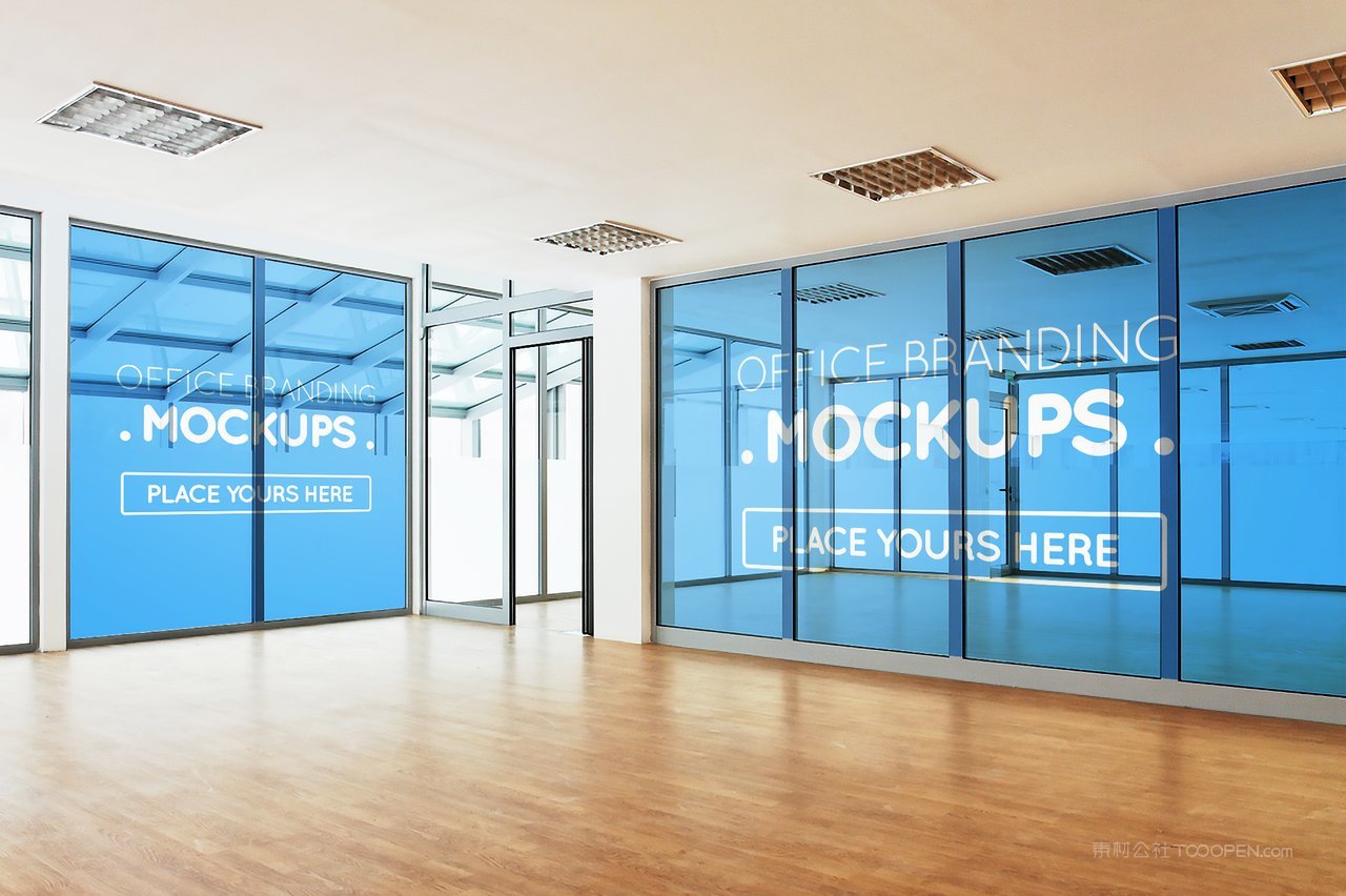 办公室海报样机