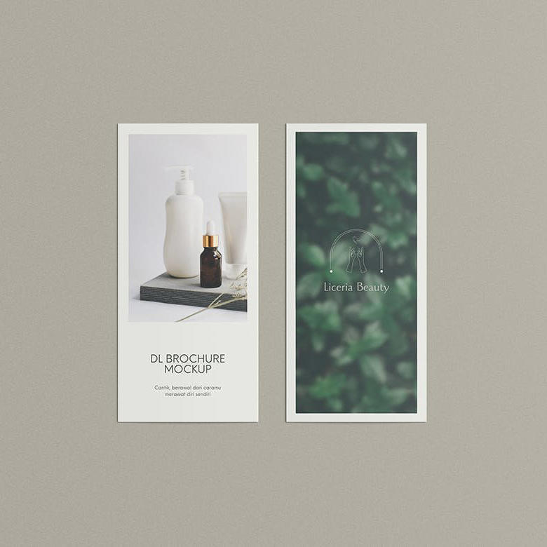 双折页dl传单样机