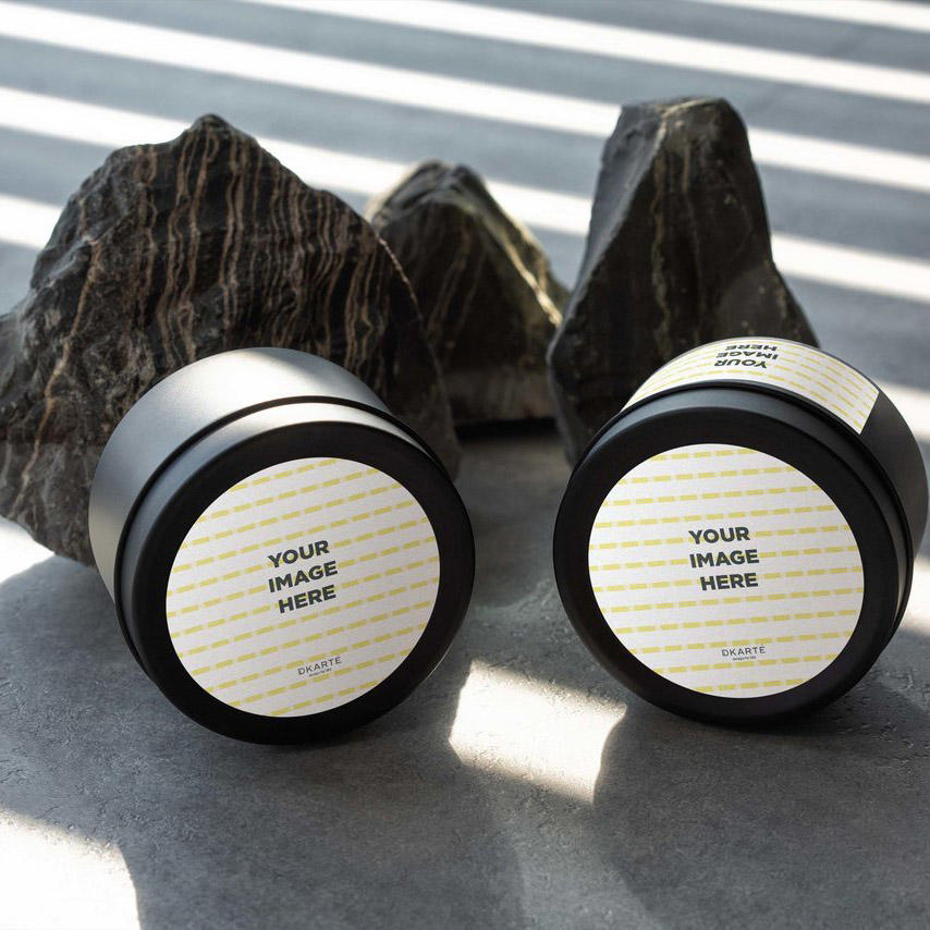 蜡烛香薰玻璃杯样机