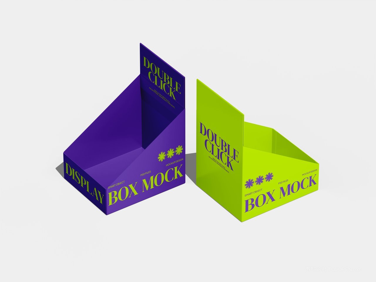 陈列盒场景样机