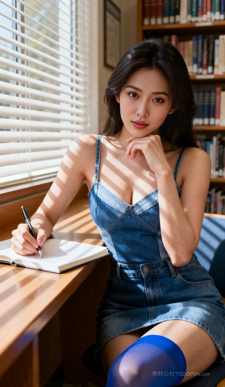 性感美女少女气质苗条长腿丝袜短裙大胸