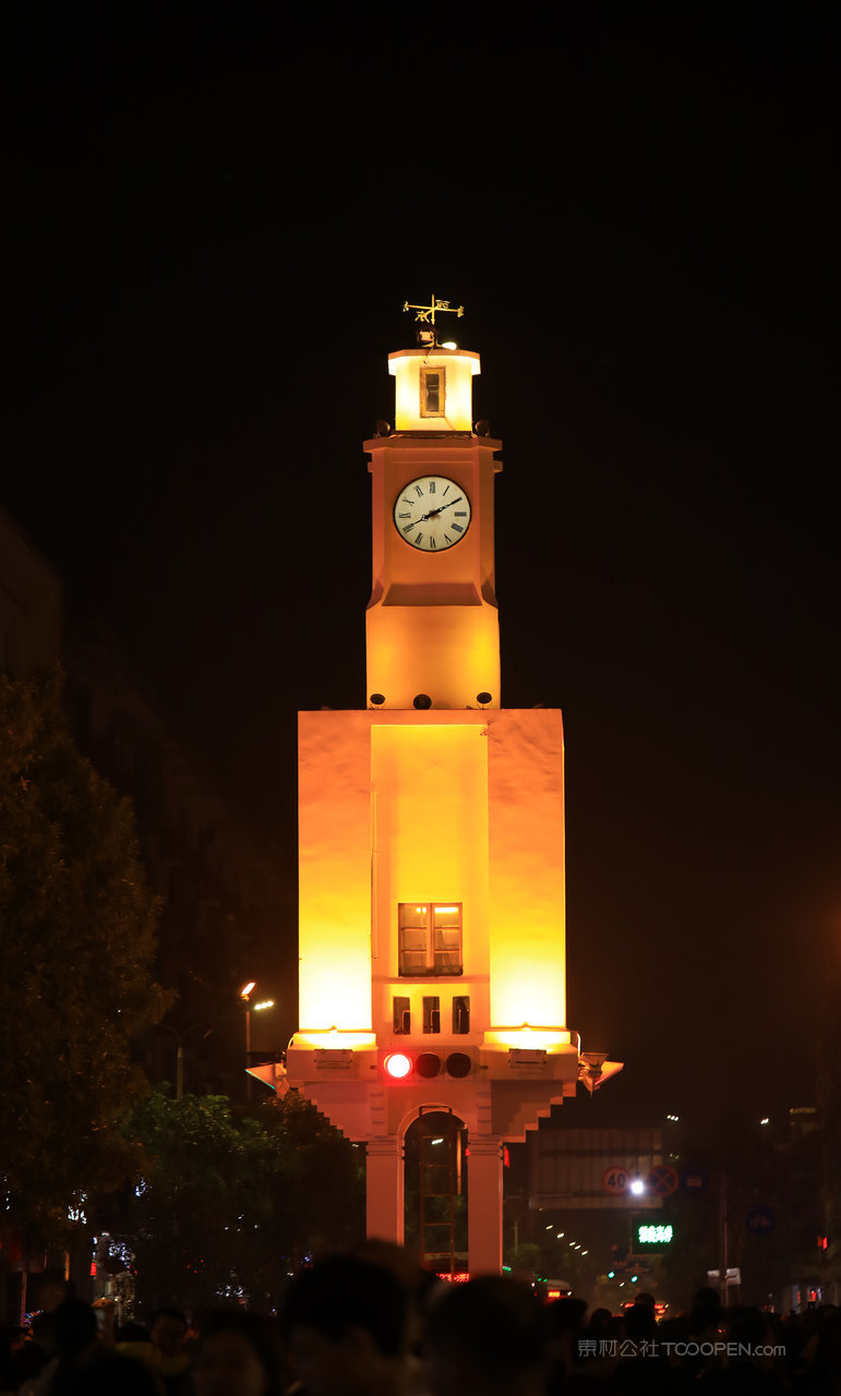 泉州钟楼风景画图片