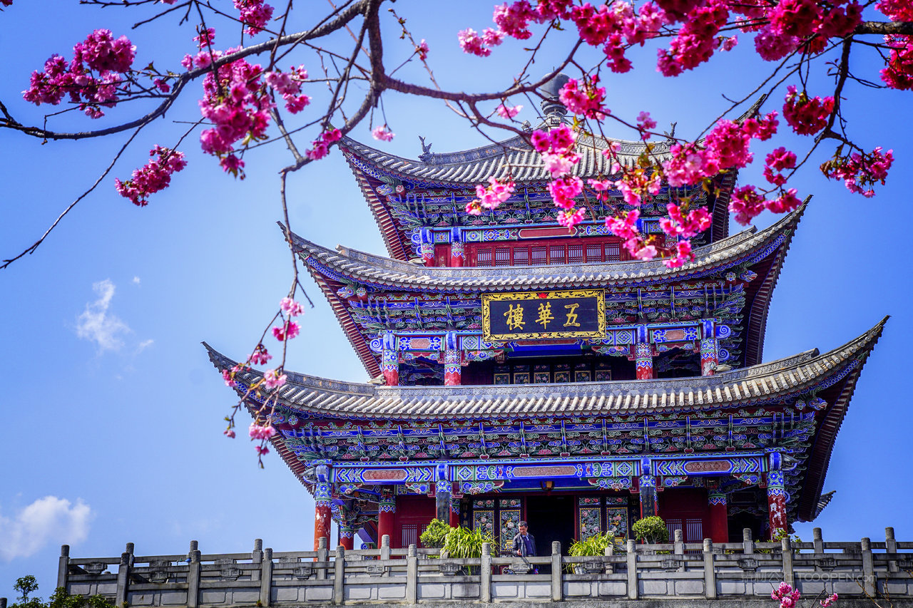 大理古城五华楼