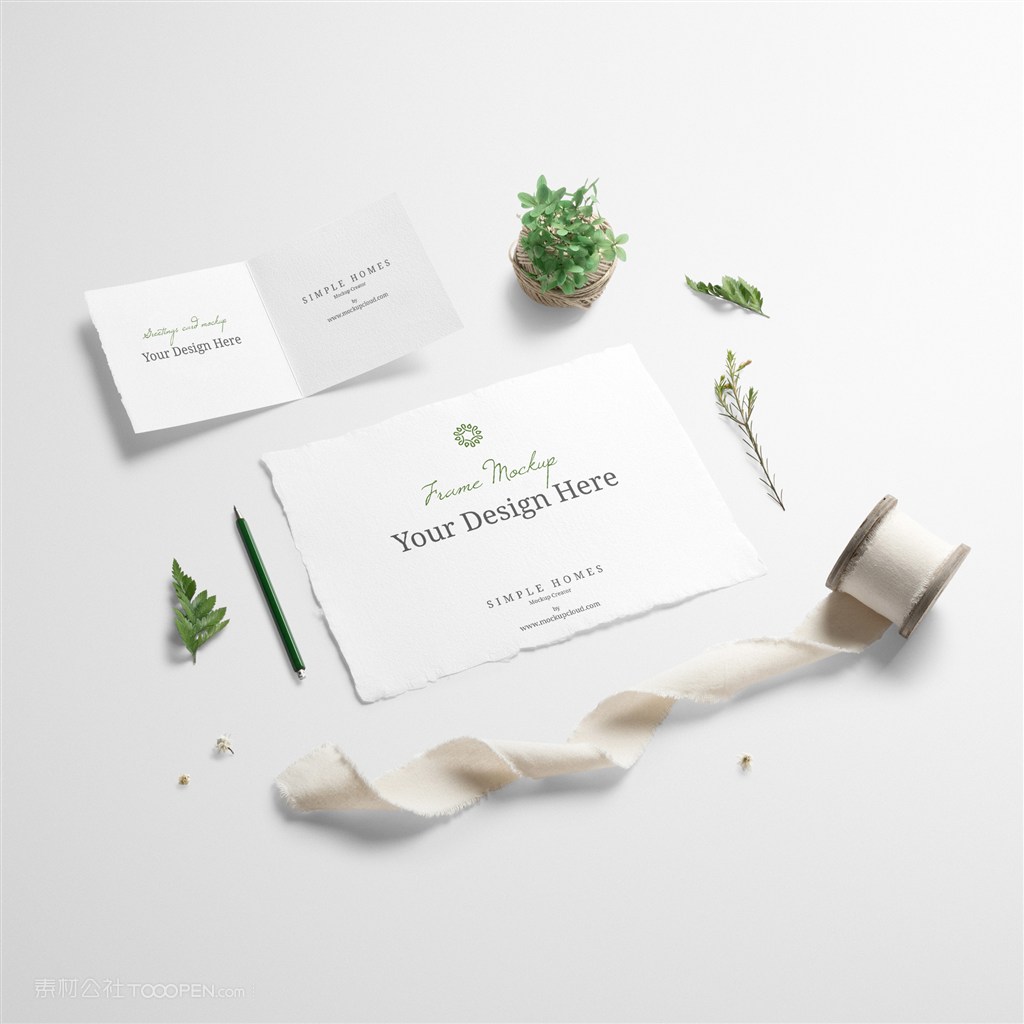 邀请卡样机模板