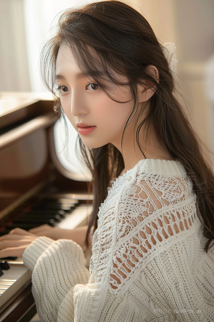 年轻清纯美女优美女性时尚高清青春