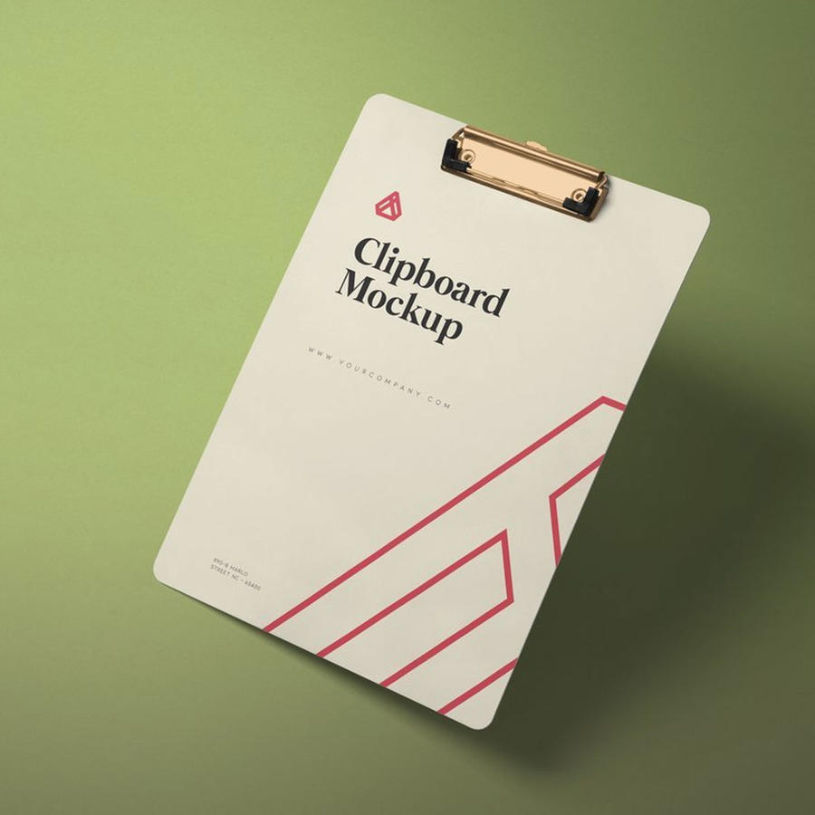 剪贴板夹纸板样机