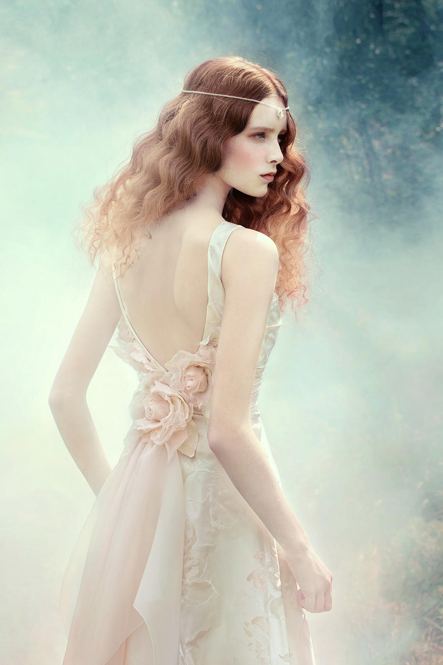 欧美油画般的美少女