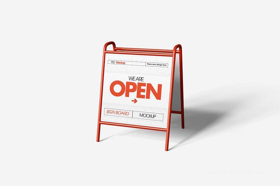 停车位招牌样机