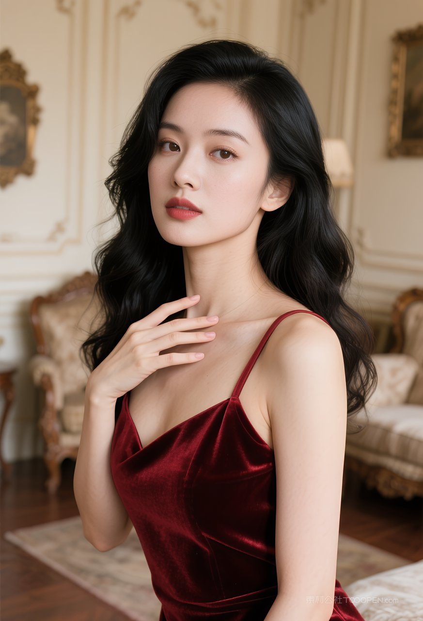 写真女性少女迷人气质时尚美女动人