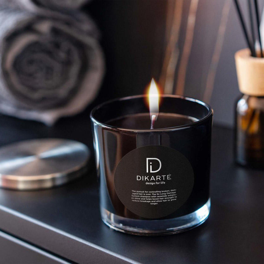 蜡烛香薰玻璃杯样机