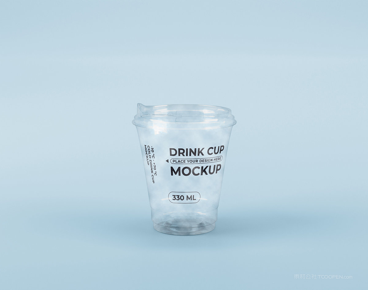 【1249期】一次性透明奶茶杯子样机 (13)