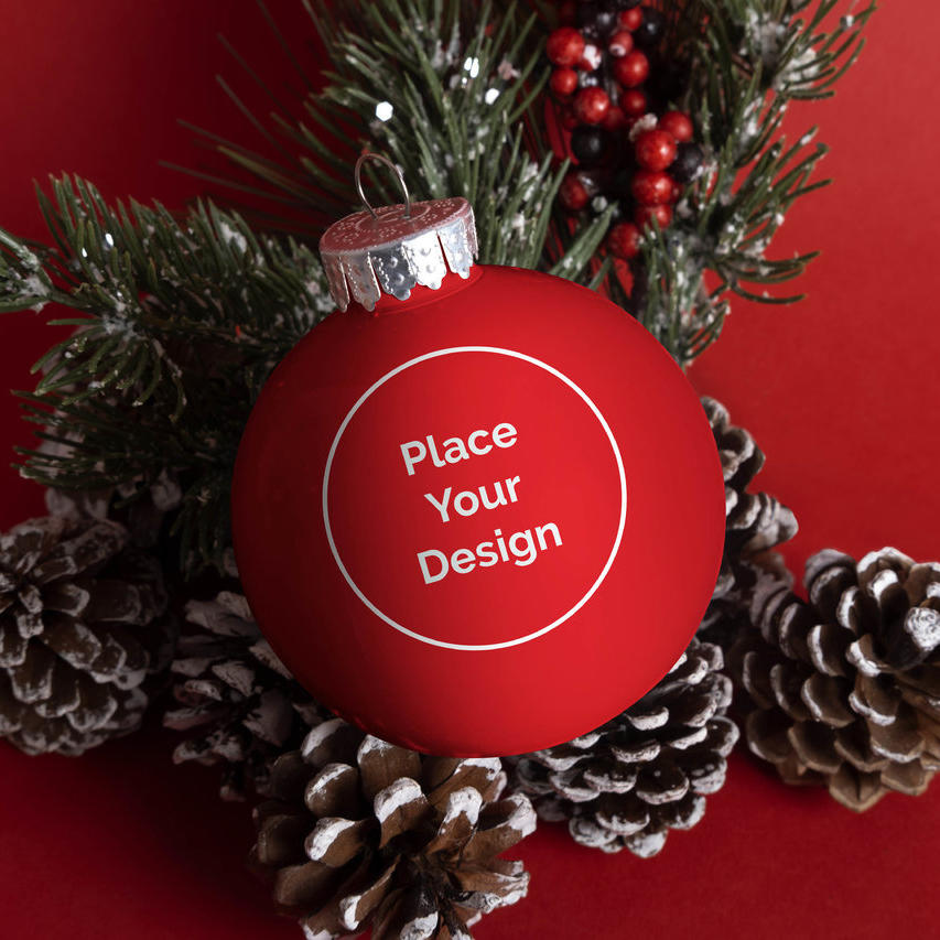 圣诞装饰球样机