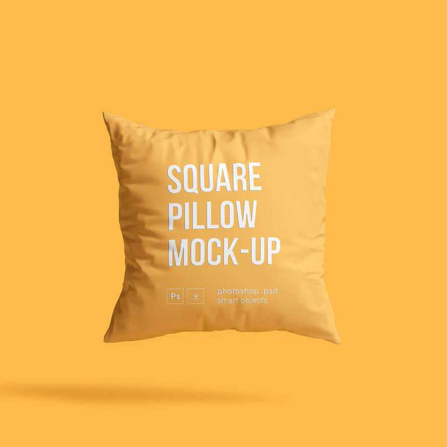 浮动方形枕头样机