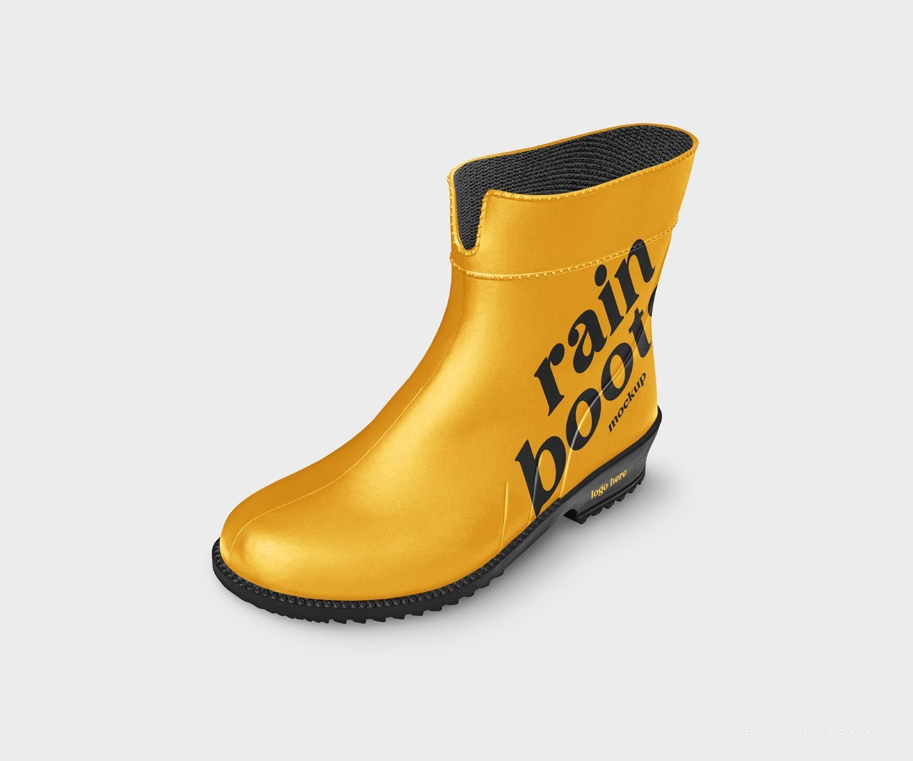 儿童雨靴样机