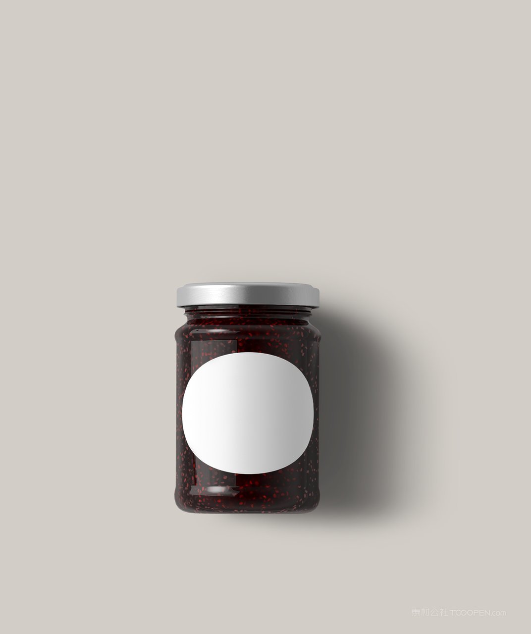 辣椒酱料高级玻璃瓶包装样机