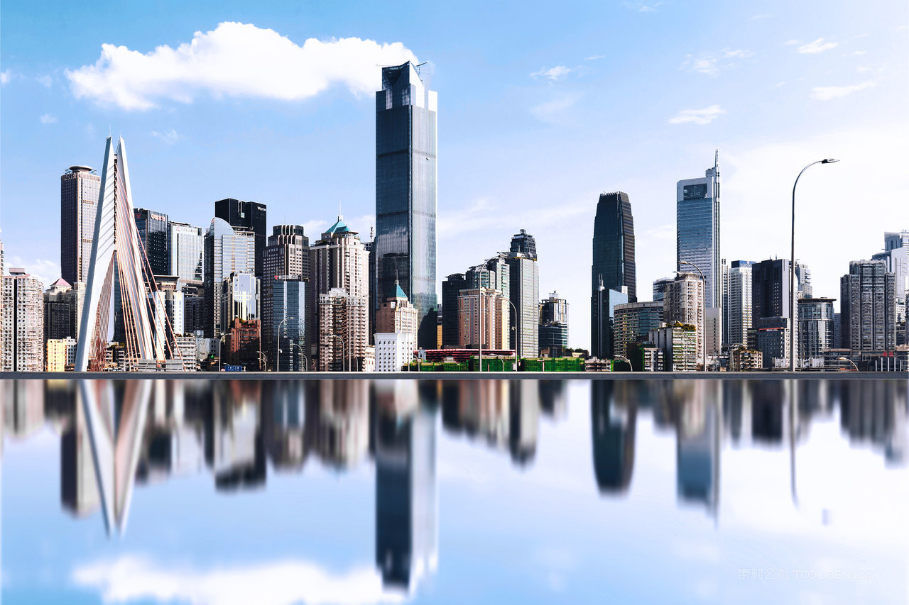 重庆城市建筑风景画