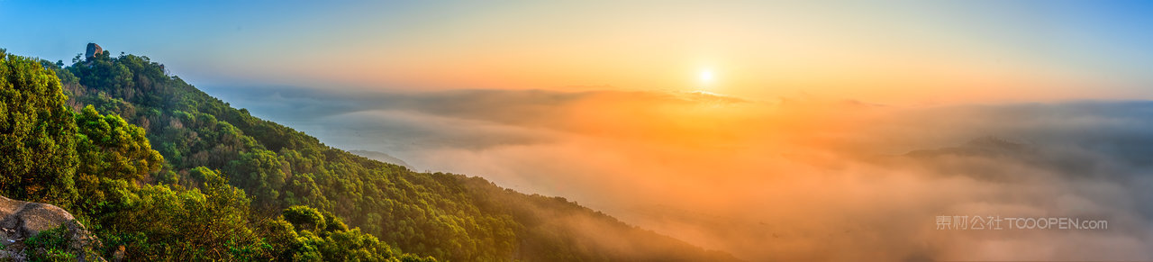 海上日出与云海