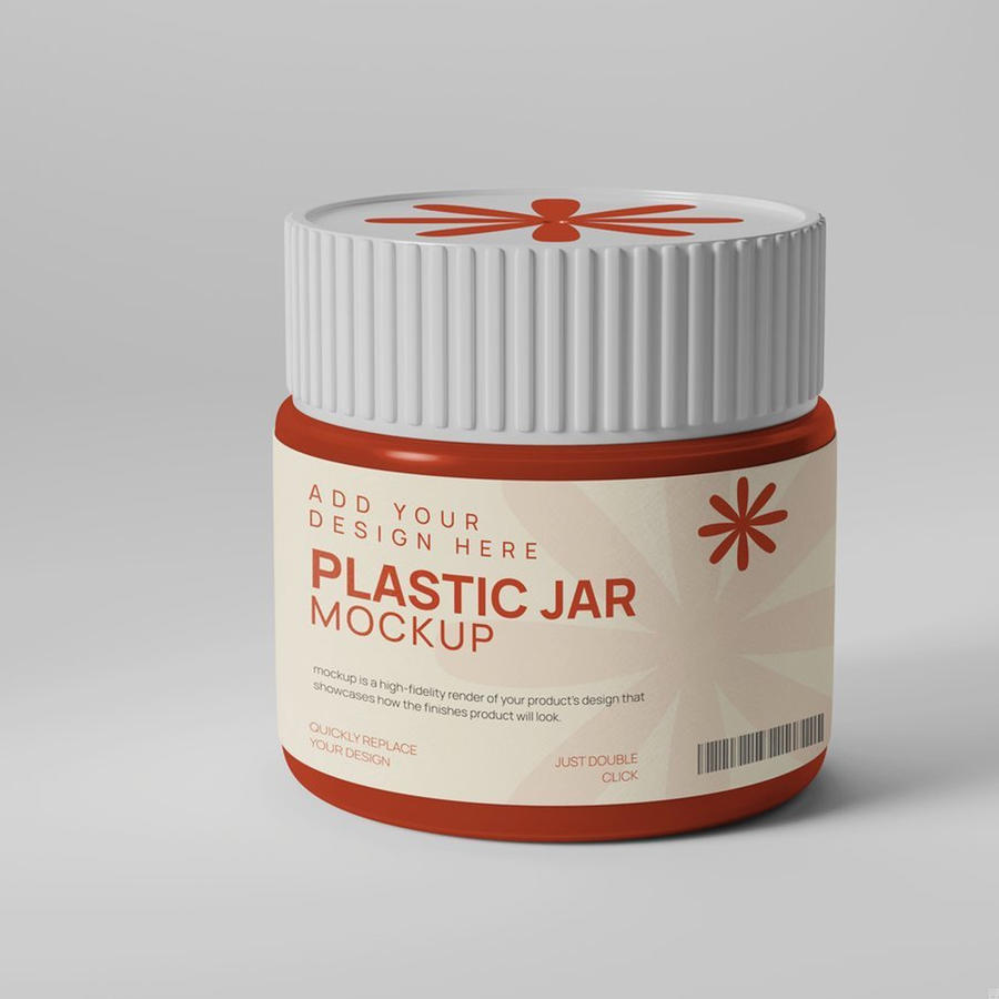 塑料罐包装样机