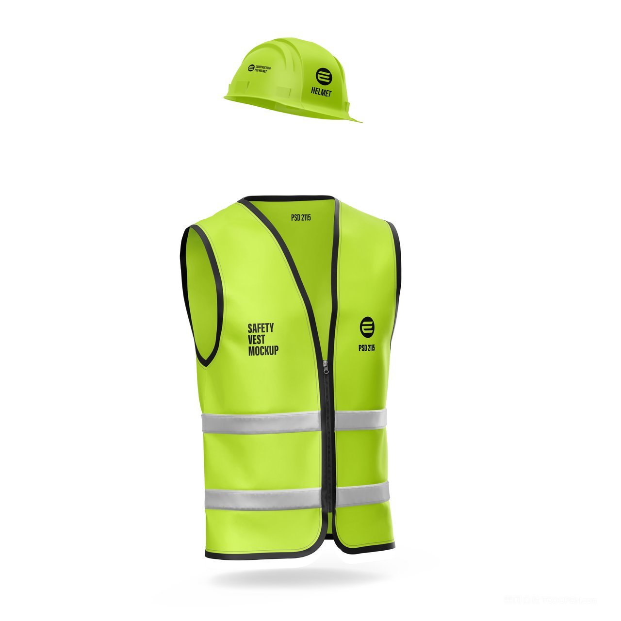 安全背心头盔样机