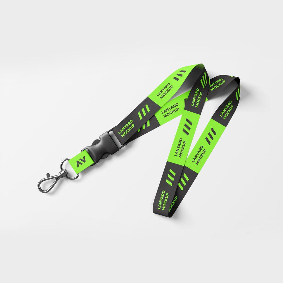 工作牌挂绳样机