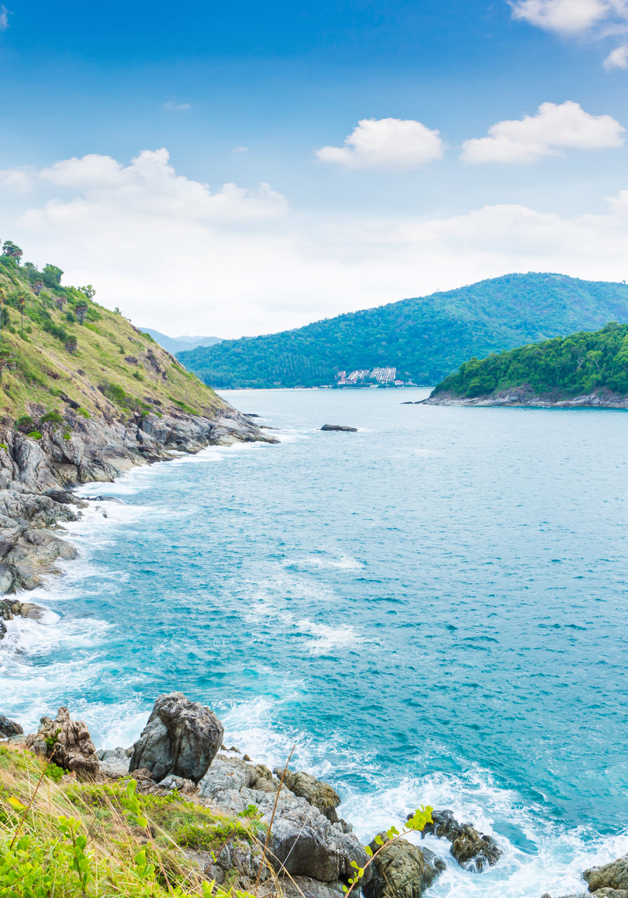 海岛海边海景风景画图片