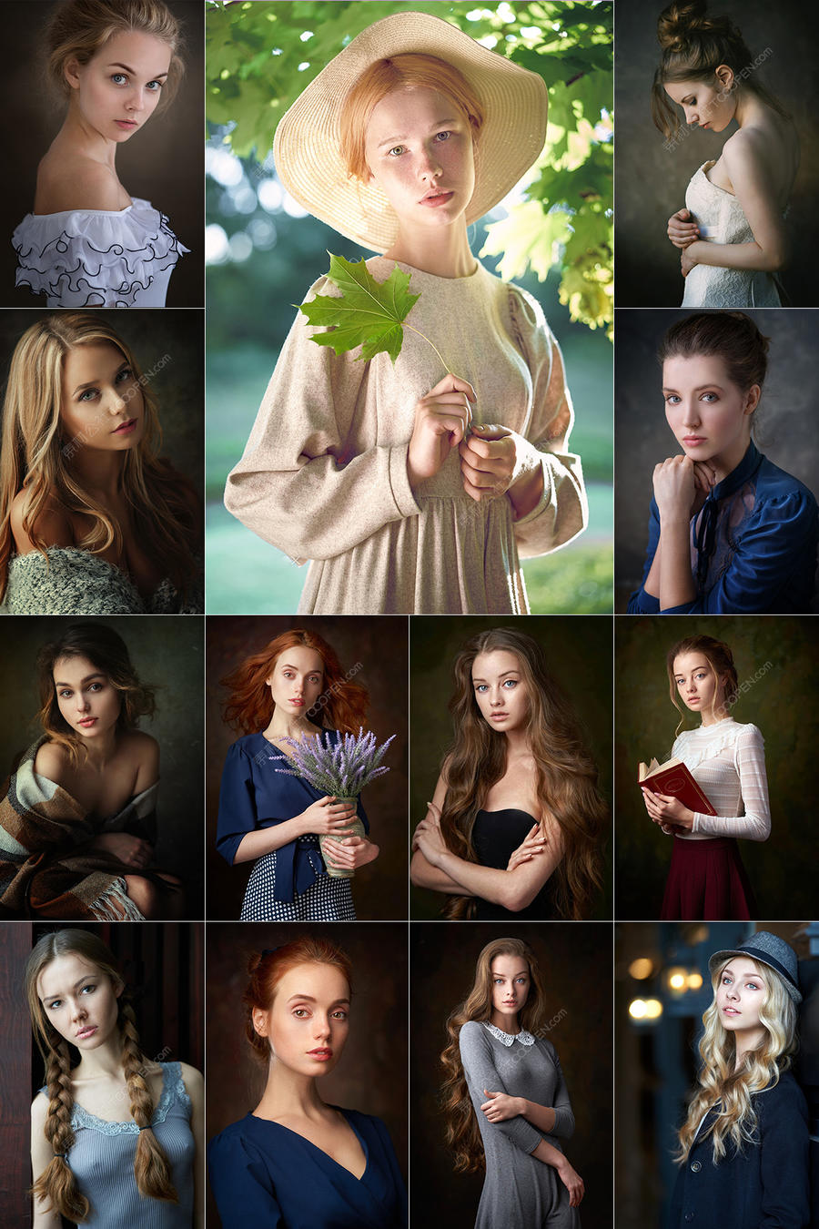 57张欧美清纯美女写真图片