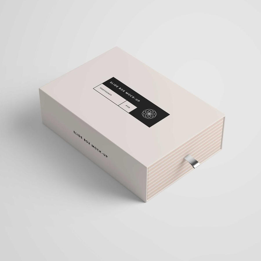 抽拉式纸盒样机