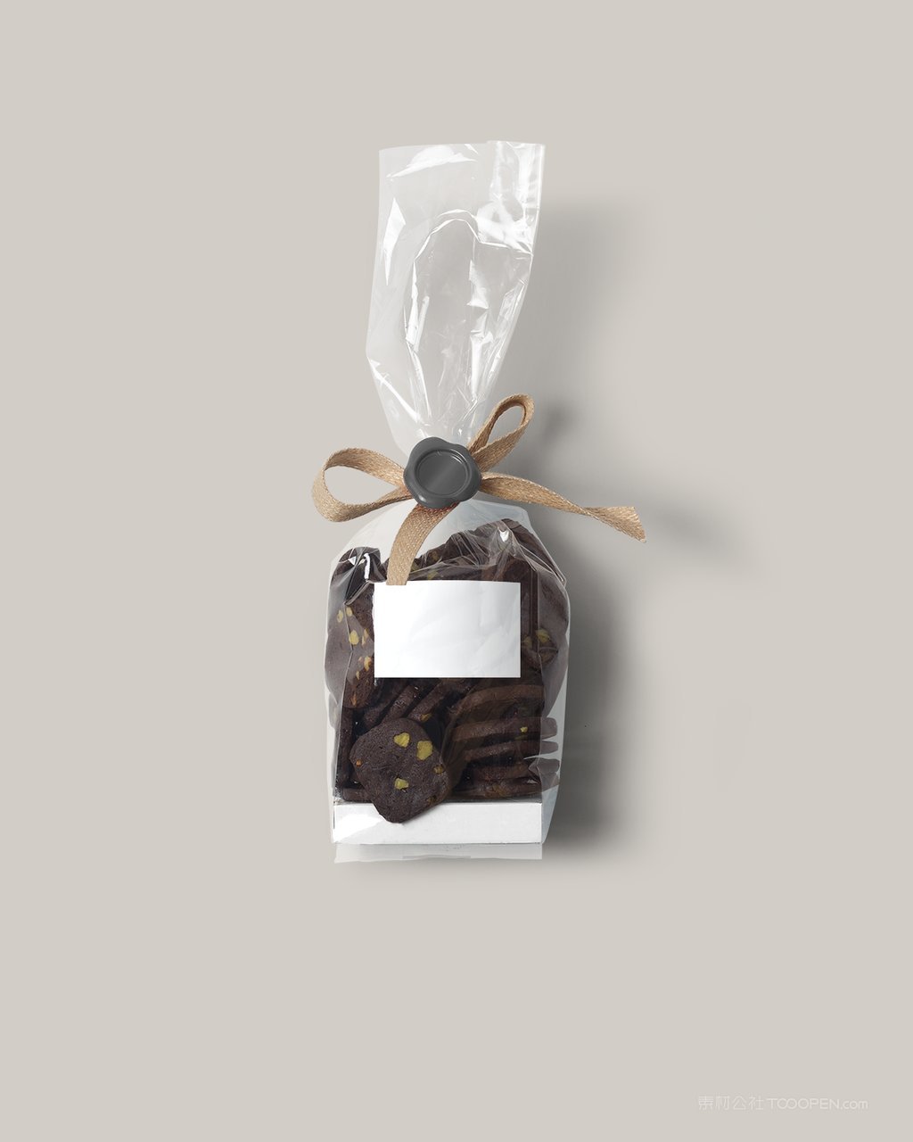 白色巧克力饼干食品包装样机
