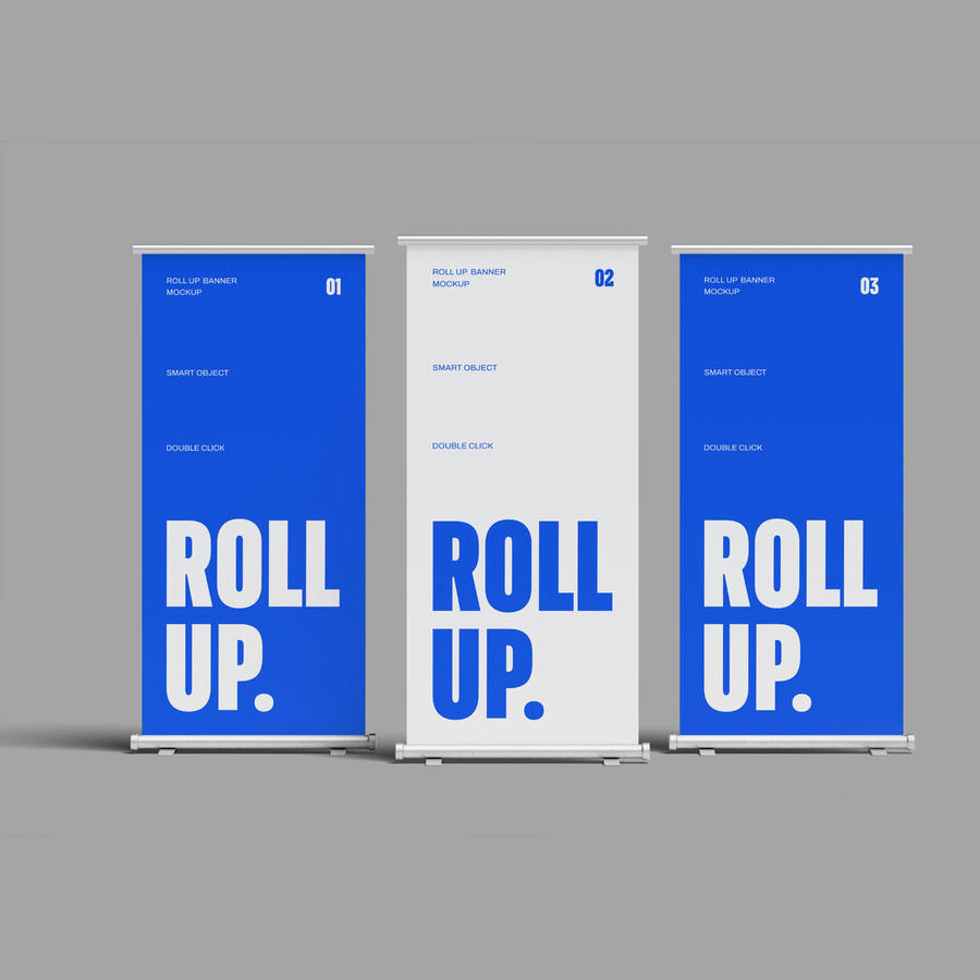 易拉宝设计展示样机