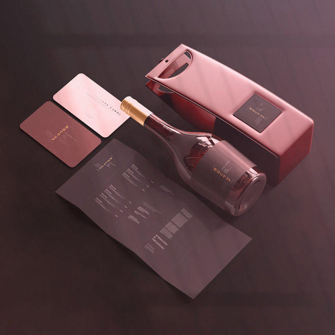 红酒品牌设计样机