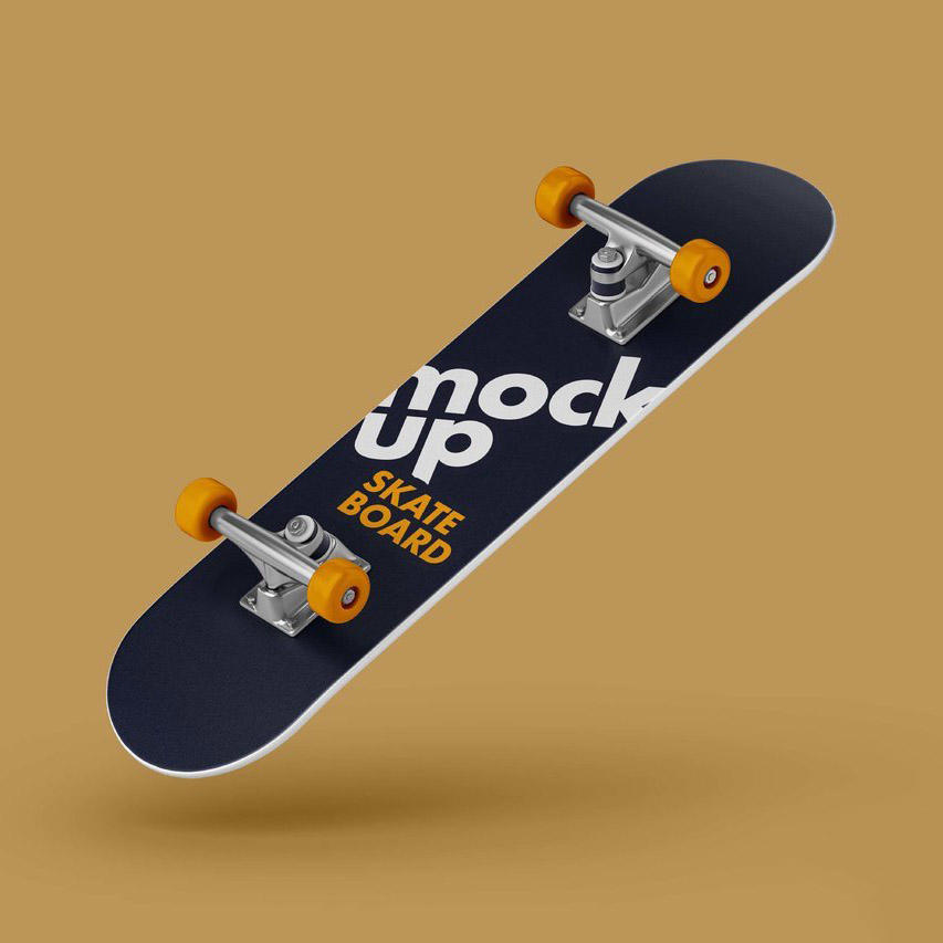 运动滑板图案样机