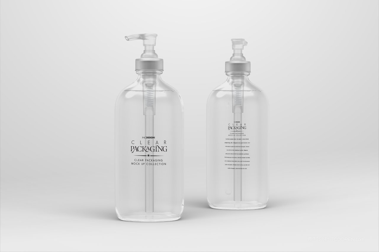 透明塑料瓶样机