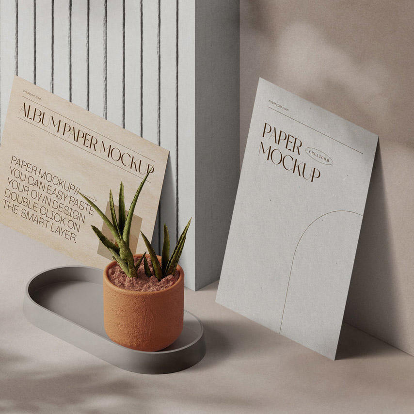 宣传单文具展示ps场景样机 (11)