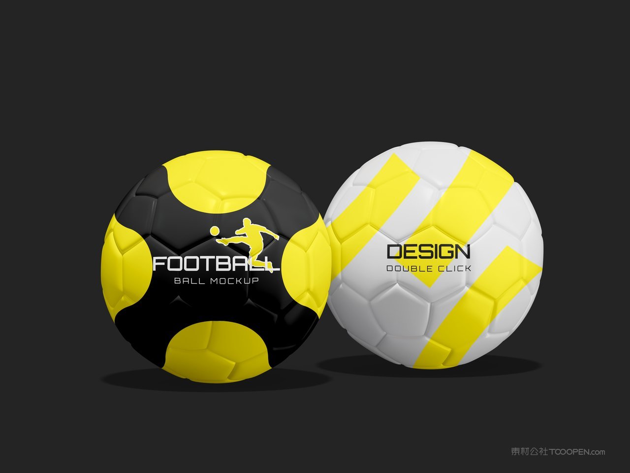 足球运动足球球样机