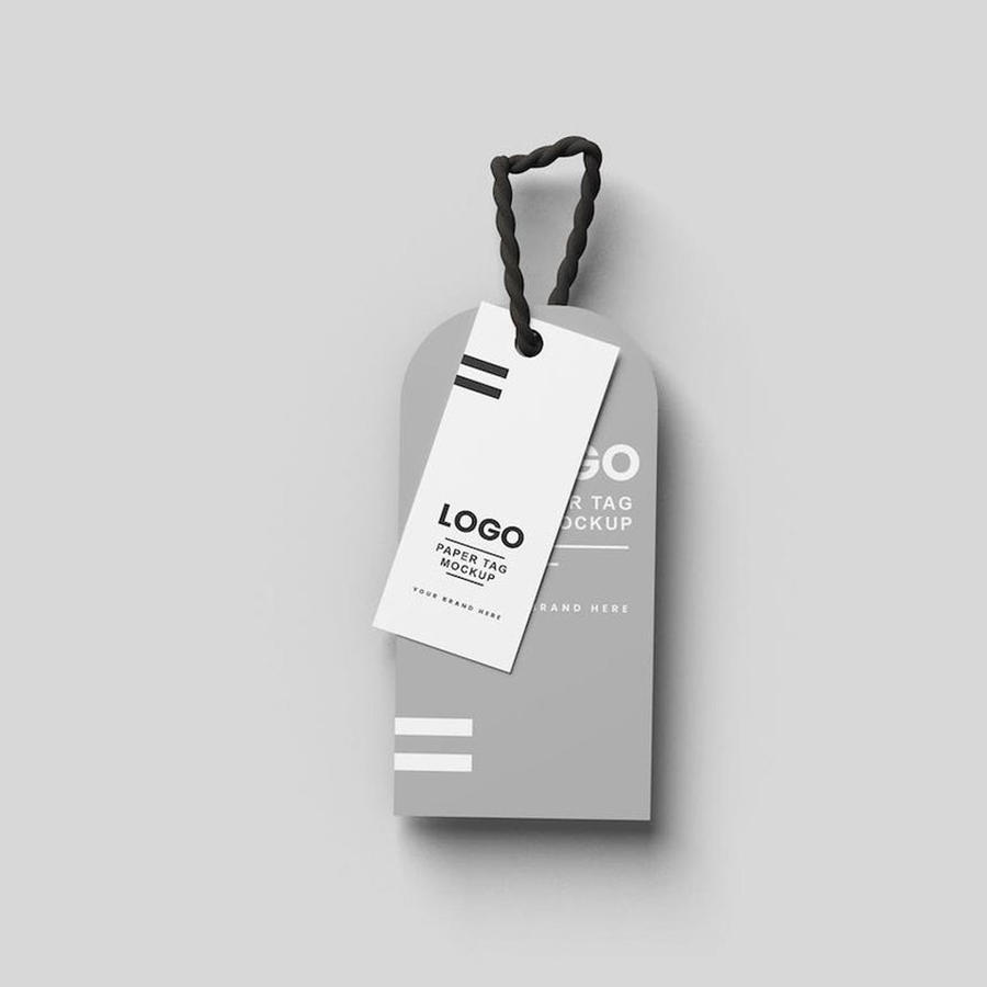 服饰纸标签样机